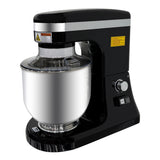 ChefAsst CA-MXN7C Black 7 Qt. Bowl Lift Countertop Mixer with Standard Accessories