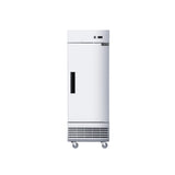 Dukers D28ER 27 1/2" One Section Reach-In Refrigerator with Solid Full Door, Bottom Mount, Stainless Steel, 15.9 Cu.Ft.