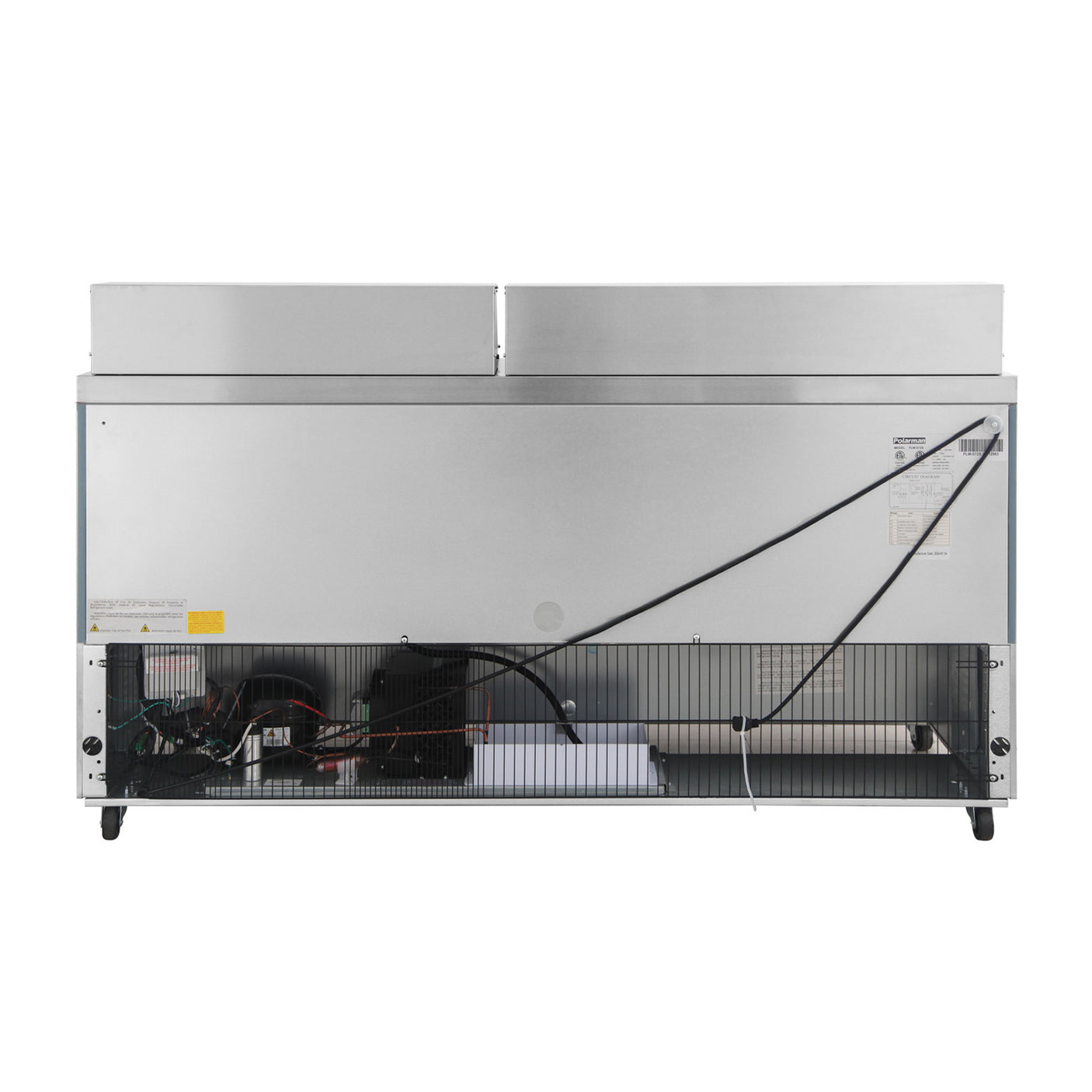 Polarman High Quality Sandwich/Salad Prep Table With Solid Full Doors