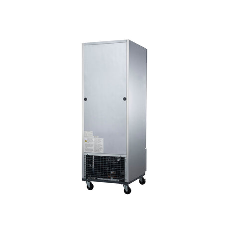 Dukers D28F 27 1/2" One Section Reach-In Freezer with Solid Full Door, Bottom Mount, Stainless Steel, 18.8 Cu.Ft.