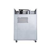 Dukers D55AF 55 1/8" Two Section Reach-In Freezer with Solid Full Doors, Top Mount, Stainless Steel, 42.3 Cu.Ft.