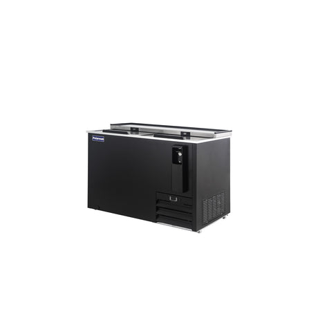 Polarman PLM-B50A 49 7/16" Black Horizontal Bottle Cooler