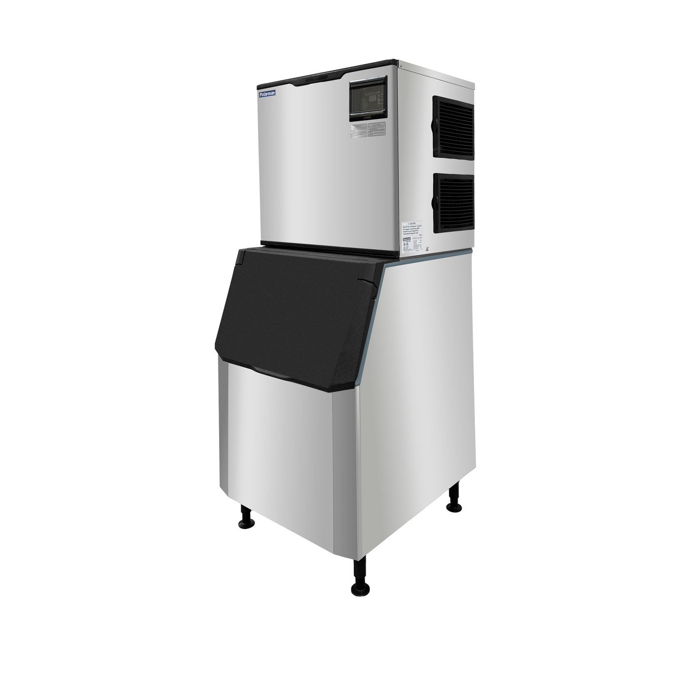 Polarman PLM-1029 30" Air-Cooled Cube 1000 lb Ice Machine with 440 lb Bin