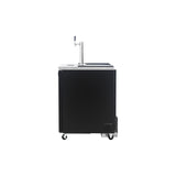 Polarman PLM-BCBD1 24 1/8" Single Tap Kegerator Beer Dispenser with 2 Solid Doors, 8.1 cu. ft.