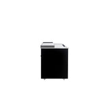 Polarman PLM-B36A 36 13/16" Black Horizontal Bottle Cooler