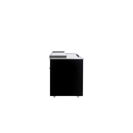 Polarman PLM-B36A 36 13/16" Black Horizontal Bottle Cooler