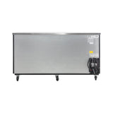 Polarman PLM-BC4-24G 73" Black Glass Door Back Bar Refrigerator with LED Lighting