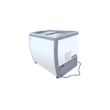 Polarman PLM-S260F 39" Mobile Ice Cream Display Freezer, Flat Sliding Lid with 3 Baskets, 7.4 cu. ft.
