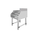 ChefAsst 18" Wide CA-LD1823-316 5-Tier Stainless Steel Commercial Liquor Shelf Display Rack