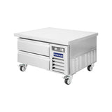 Polarman PLM-CBR36 37 15/16" Refrigerated Chef Base, 2 Drawers, 5.1 cu ft, Stainless Steel