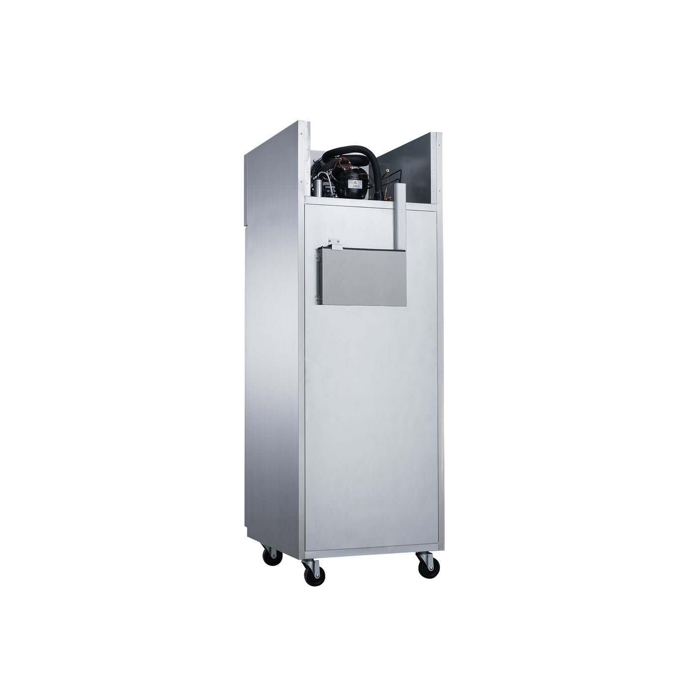Dukers D28AF 27 1/2" One Section Reach-In Freezer with Solid Full Door, Top Mount, Stainless Steel, 19.1 Cu.Ft.