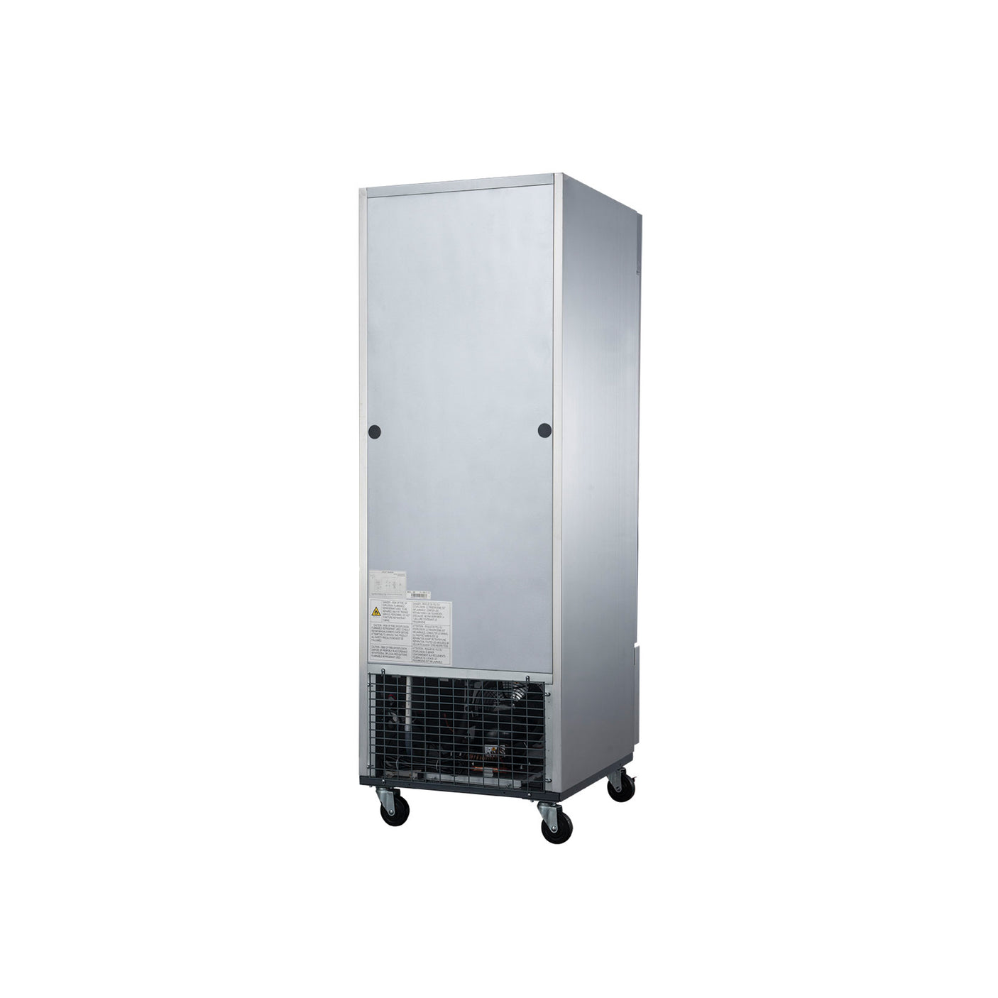 Dukers D28R 27 1/2" One Section Reach-In Refrigerator with Solid Full Door, Bottom Mount, Stainless Steel, 18.8 Cu.Ft.
