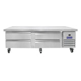 Polarman PLM-CBR72 74" Refrigerated Chef Base, 4 Drawers, 10.8 cu ft, Stainless Steel