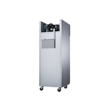 Dukers D28AR 27 1/2" One Section Reach-In Refrigerator with Solid Full Door, Top Mount, Stainless Steel, 19.1 Cu.Ft.