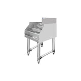ChefAsst 12" Wide CA-LD1223-316 5-Tier Stainless Steel Commercial Liquor Shelf Display Rack