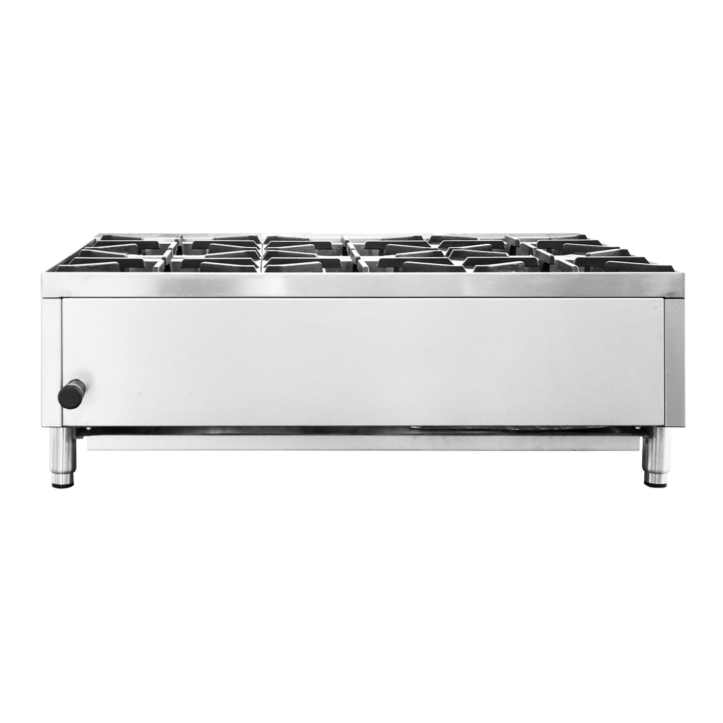 Flamaster FLM-HP36-M 36" Countertop Gas Hot Plate, NG/LPG, 150,000 BTU, 6 Burners