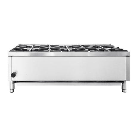 Flamaster FLM-HP36-M 36" Countertop Gas Hot Plate, NG/LPG, 150,000 BTU, 6 Burners