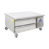 Polarman PLM-CBR48 50" Refrigerated Chef Base, 2 Drawers, 5.9 cu ft, Stainless Steel