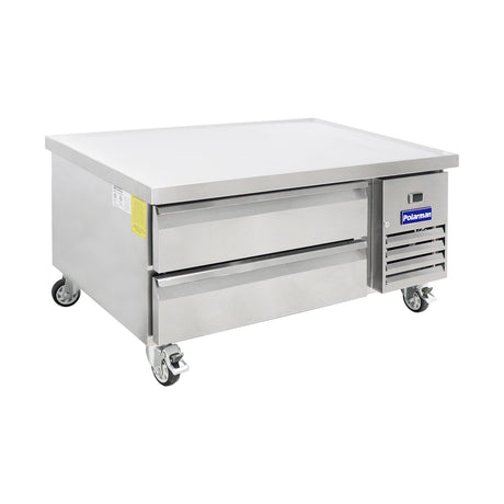 Polarman PLM-CBR48 50" Refrigerated Chef Base, 2 Drawers, 5.9 cu ft, Stainless Steel