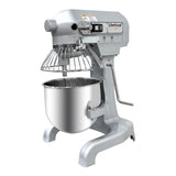 ChefAsst CA-MX10C 10 Qt. 3-Speed Planetary Stand Mixer with Guard & Standard Accessories