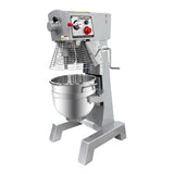ChefAsst CA-MX30B 30 Qt. 3-Speed Planetary Floor Mixer with Guard & Standard Accessories