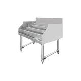 ChefAsst 36" Wide CA-LD3623-316 5-Tier Stainless Steel Commercial Liquor Shelf Display Rack