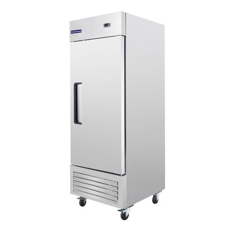 Polarman PLM-19FS 26 3/16" Reach-In Freezer with Single Solid Door, Bottom Mount, Stainless Steel, 19 cu. ft.