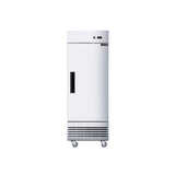 Dukers D28EF 27 1/2" One Section Reach-In Freezer with Solid Full Door, Bottom Mount, Stainless Steel, 15.9 Cu.Ft.