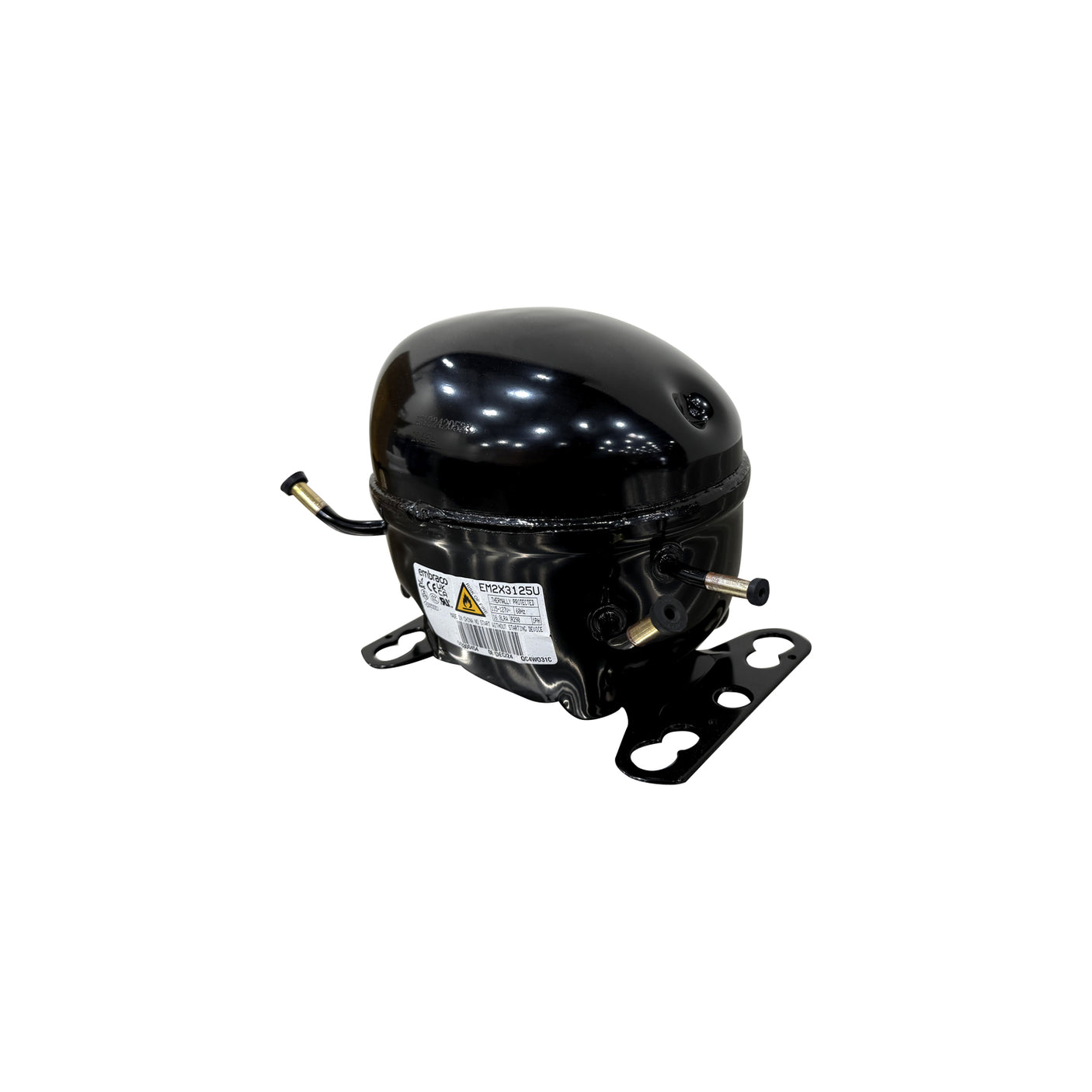 Polarman Compressor EM2X3125U for PLM-35RS/54RS/54RG/HGD48R, PLM-S48S/S60S/72S/S48KS/S60KS/S72KS/P44S/P67S, PLM-UC-36FS/48FS