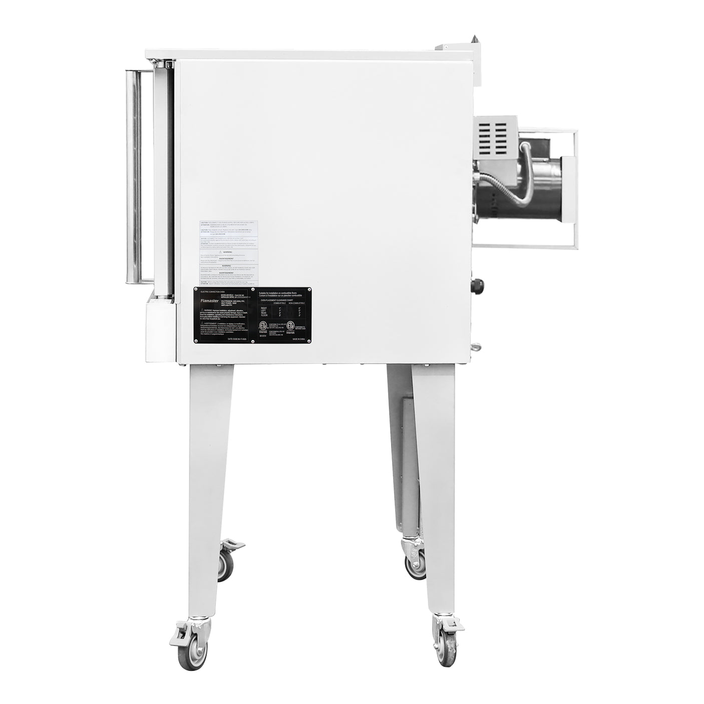 Flamaster FLM-COE240-1 38" Commercial Single Deck Electric Convection Oven - 5 Racks, 240V