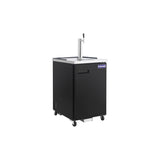 Polarman PLM-BCBD1 24 1/8" Single Tap Kegerator Beer Dispenser with 2 Solid Doors, 8.1 cu. ft.