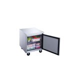 Dukers DUC29R 29" Undercounter Refrigerator with One Solid Full Door, 7 Cu.Ft.