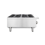 Flamaster FLM-HP36-M 36" Countertop Gas Hot Plate, NG/LPG, 150,000 BTU, 6 Burners