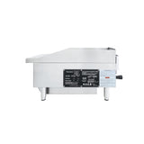 Flamaster FLM-G12-M 12" Countertop Griddle with Manual Control, NG/LPG, 30,000 BTU, 1 Burner