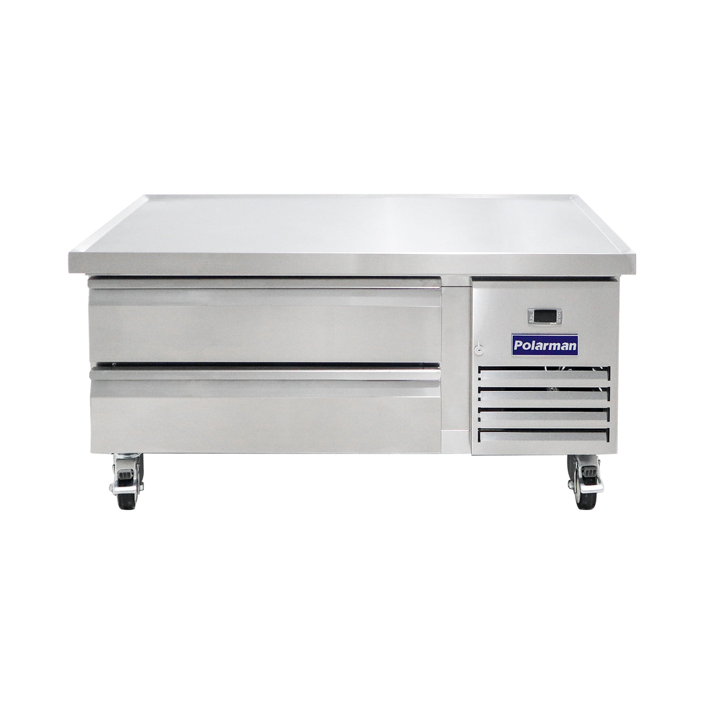 Polarman PLM-CBR48 50" Refrigerated Chef Base, 2 Drawers, 5.9 cu ft, Stainless Steel