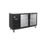 Polarman Back Bar Cooler With 2 Glass Swing Doors