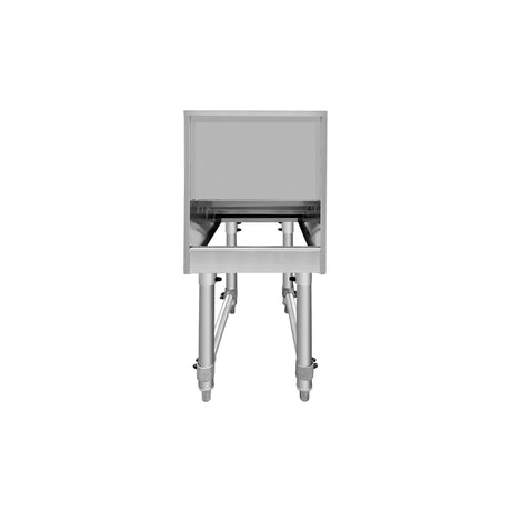 ChefAsst 12" Wide CA-LD1223-316 5-Tier Stainless Steel Commercial Liquor Shelf Display Rack