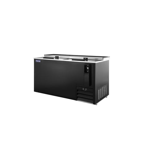 Polarman PLM-B65A 64 5/16" Black Horizontal Bottle Cooler