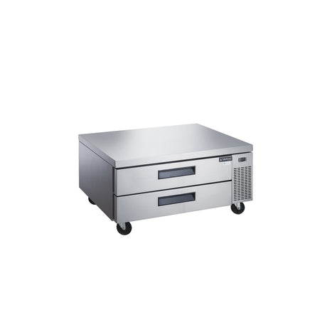Dukers DCB48-D2 48" Refrigerated Chef Base with 2 Drawers, All Stainless Steel