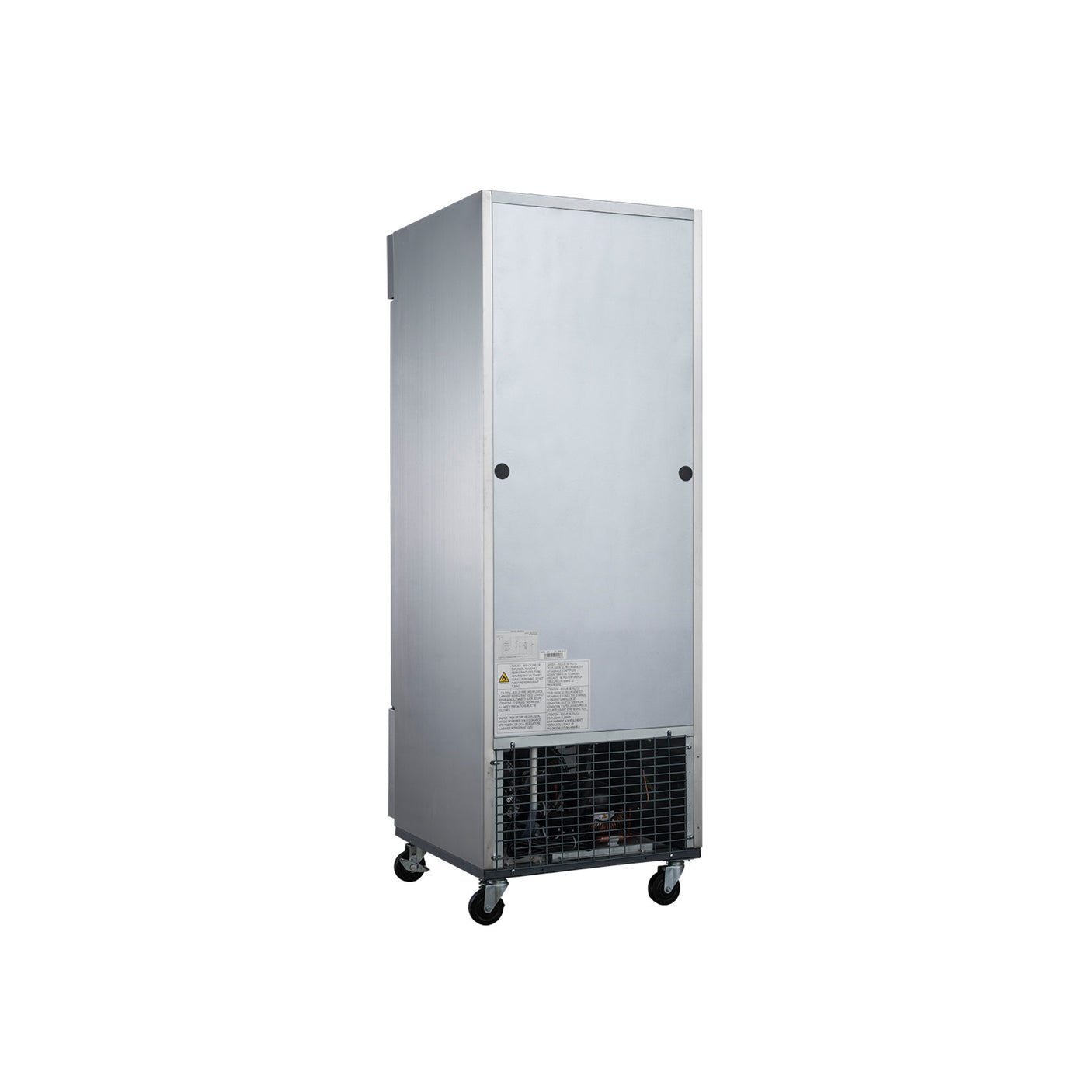 Dukers D28R 27 1/2" One Section Reach-In Refrigerator with Solid Full Door, Bottom Mount, Stainless Steel, 18.8 Cu.Ft.