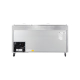 Polarman PLM-P67S 70 3/4" Refrigerated Pizza Prep Table with Two Solid Full Doors, (9) 1/3 Size Pans