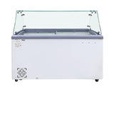 Polarman PLM-S460FGS 60" Ice Cream Dipping Cabinet with Flat Sneeze Guard