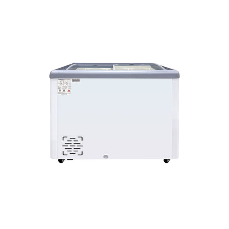 Polarman PLM-S260F 39" Mobile Ice Cream Display Freezer, Flat Sliding Lid with 3 Baskets, 7.4 cu. ft.
