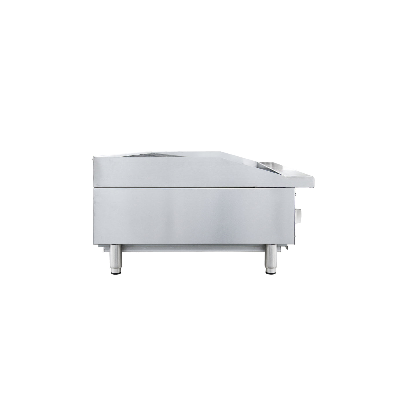 Flamaster FLM-CB48-M 48" Countertop Gas Charbroiler, NG/LPG, 140,000 BTU, 4 Burners