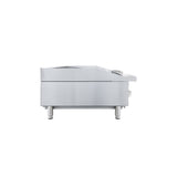 Flamaster FLM-CB48-M 48" Countertop Gas Charbroiler, NG/LPG, 140,000 BTU, 4 Burners