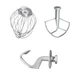 ChefAsst CA-MXN7C Black 7 Qt. Bowl Lift Countertop Mixer with Standard Accessories