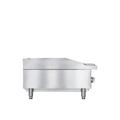 Flamaster FLM-CB24-M 24" Countertop Gas Charbroiler, NG/LPG, 70,000 BTU, 2 Burners