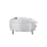 Flamaster FLM-G60-M 60" Countertop Griddle with Manual Control, NG/LPG, 150,000 BTU, 5 Burners