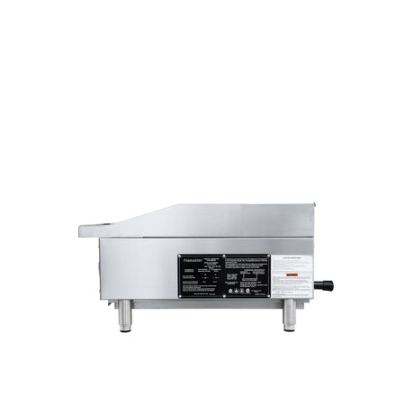 Flamaster FLM-CB36-M 36" Countertop Gas Charbroiler, NG/LPG, 105,000 BTU, 3 Burners