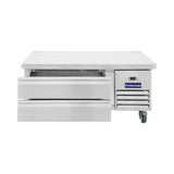 Polarman PLM-CBR48 50" Refrigerated Chef Base, 2 Drawers, 5.9 cu ft, Stainless Steel